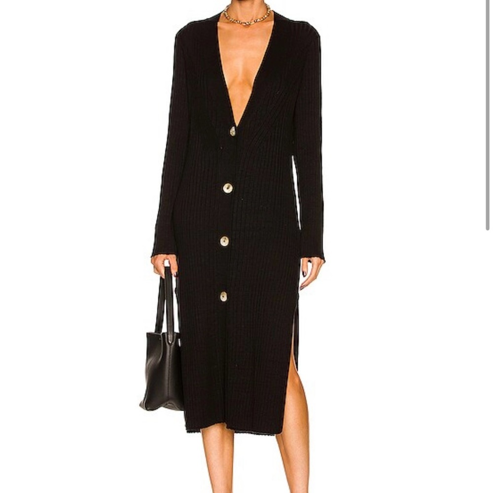 Loulou Studio Sutil Coat Black XS